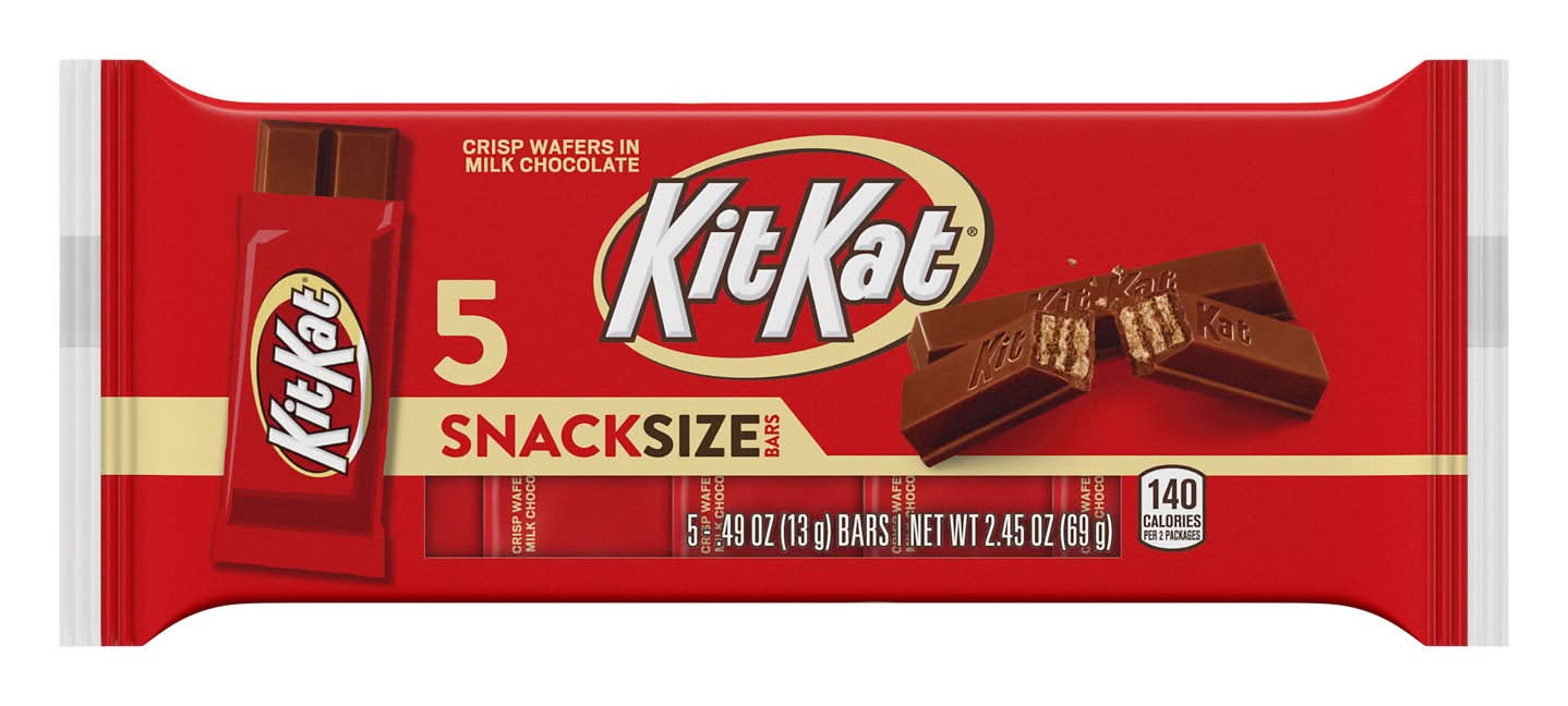 Kit Kat 5 Snack Size 2.45 oz