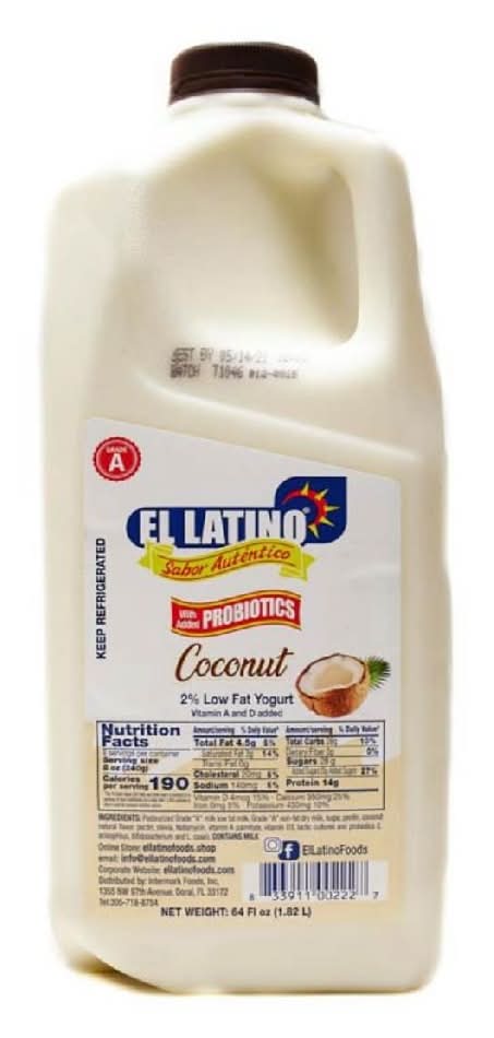 El Latino Coconut Yogurt 64 oz