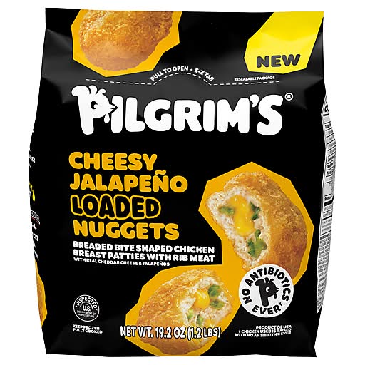 Pilgrim’s Cheesy Jalapeño Loaded Nuggets 19.2 oz