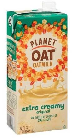 Planet Oat Oatmilk Extra Creamy 32 oz