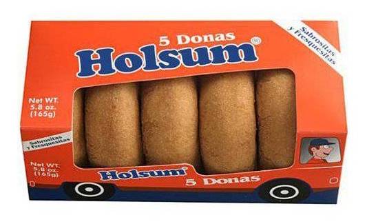 Holsum Donas Plain 5