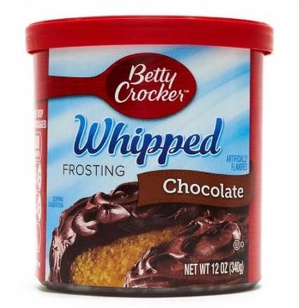 Betty Crocker Whipped Frosting Chocolate 12 oz