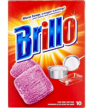 Brillo Steel Wool Pads 10 ct