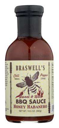 Braswell's Honey Habanero BBQ Sauce 12.5 0z