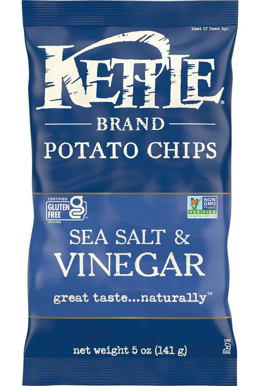 Kettle Brand Potato Chips Sea Salt & Vinegar 5 oz
