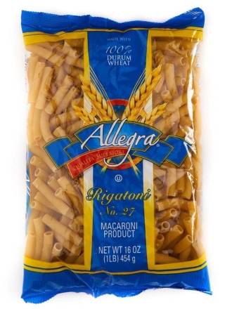 Allegra Pasta Rigatoni No. 27 16 oz