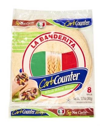 La Banderita Carb Counter Soft Taco Tortilla 8 ct 11.9 oz