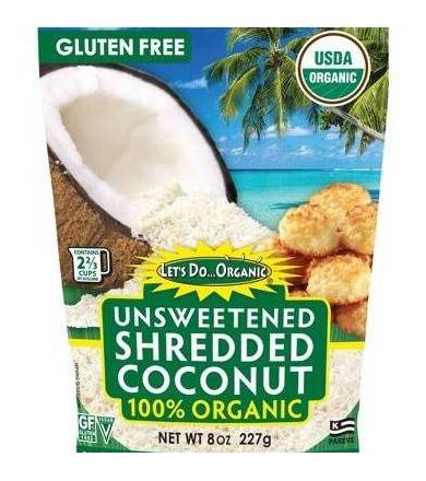 Let’s Do Organic Unsweetened Shredded Coconut