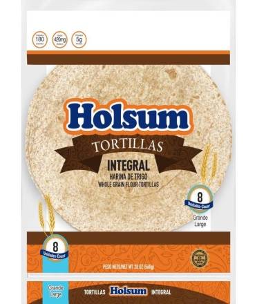 Holsum Tortillas Integral / Whole Grain Flour Large 20 oz