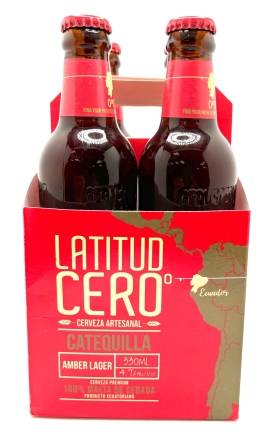 Latitud Cero Catequilla Amber Lager 4-11.16 oz