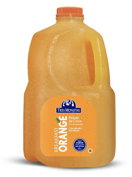 Tres Monjitas Breakfast Orange 120 oz