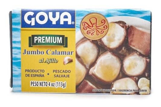 Goya Calamar Jumbo al Ajillo 4 oz