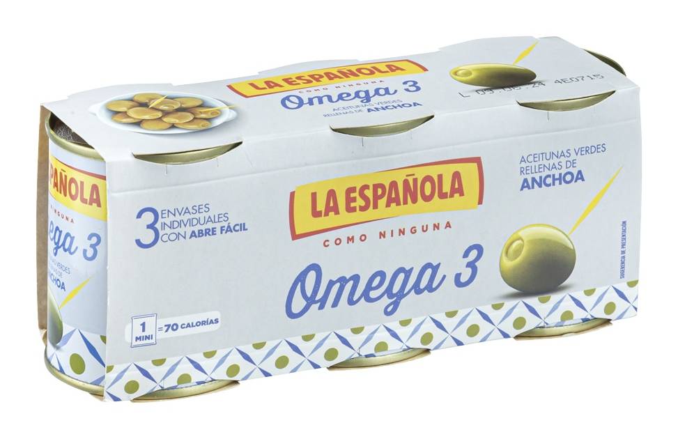 La Española Aceitunas con Anchoas con Omega-3 150g