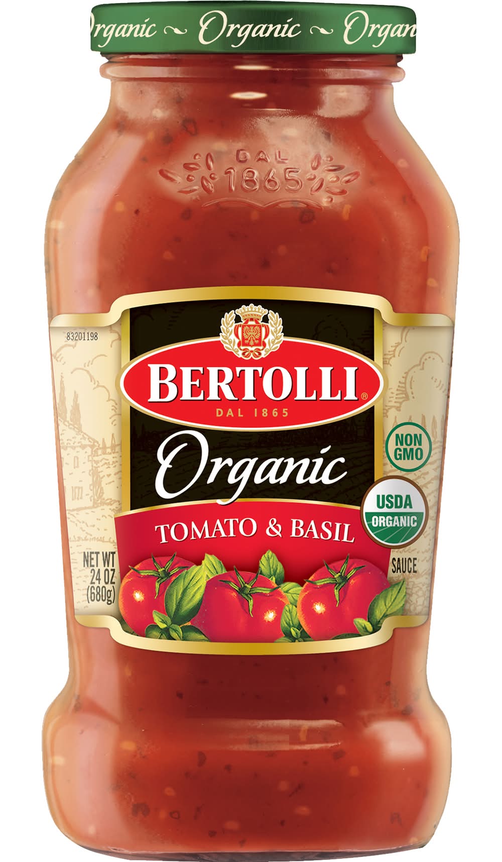 Bertolli Organic Tomato & Basil Sauce 24 oz