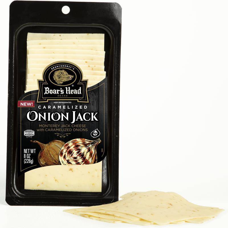 Boar's Head Caramelized Onion Jack Slices 8 oz
