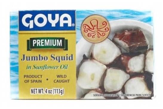 Goya Calamar Jumbo en Aceite de Girasol 4 oz