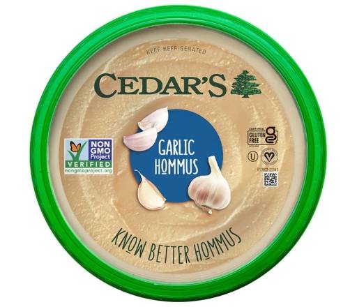 Cedar’s Original Garlic Hummus 8 oz