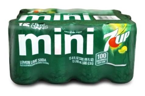 7-UP Mini Cans 12-8 oz