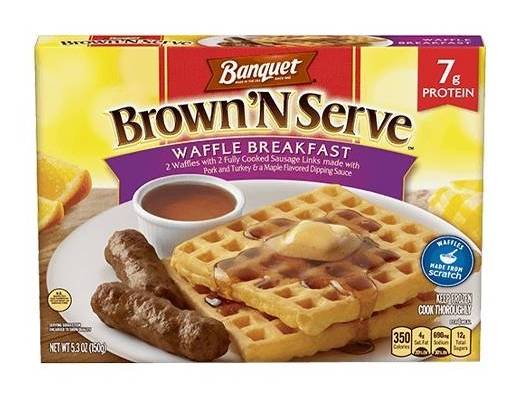 Banquet Brown ‘N Serve Waffle Breakfast