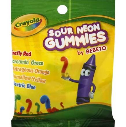 Crayola Sour Neon Gummies