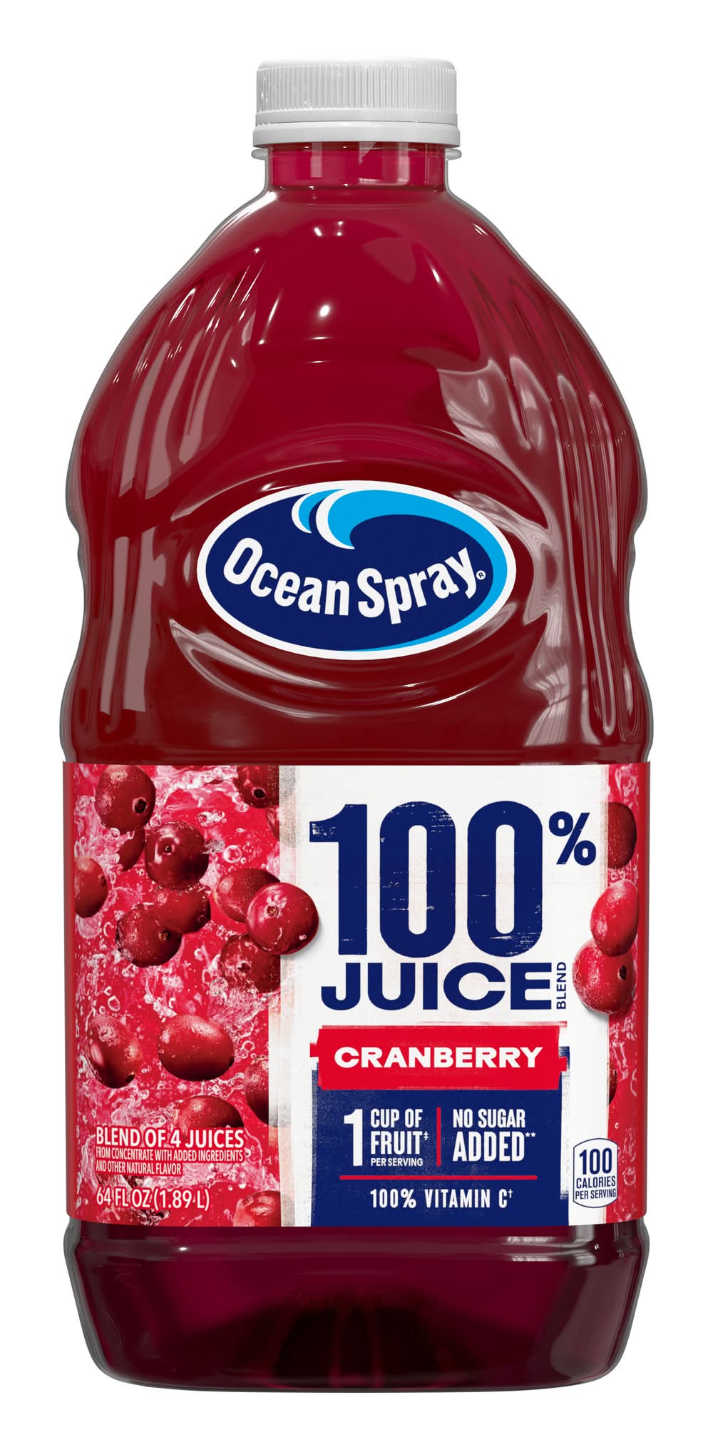 Ocean Spray 100% Cranberry Juice 64 oz
