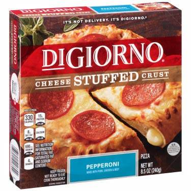 DiGiorno Cheese Stuffed Pepperoni Small Pizza 8.5 oz