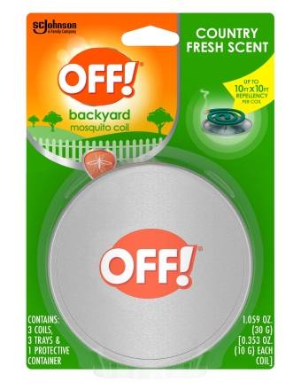 OFF! Backyard Mosquito Coil