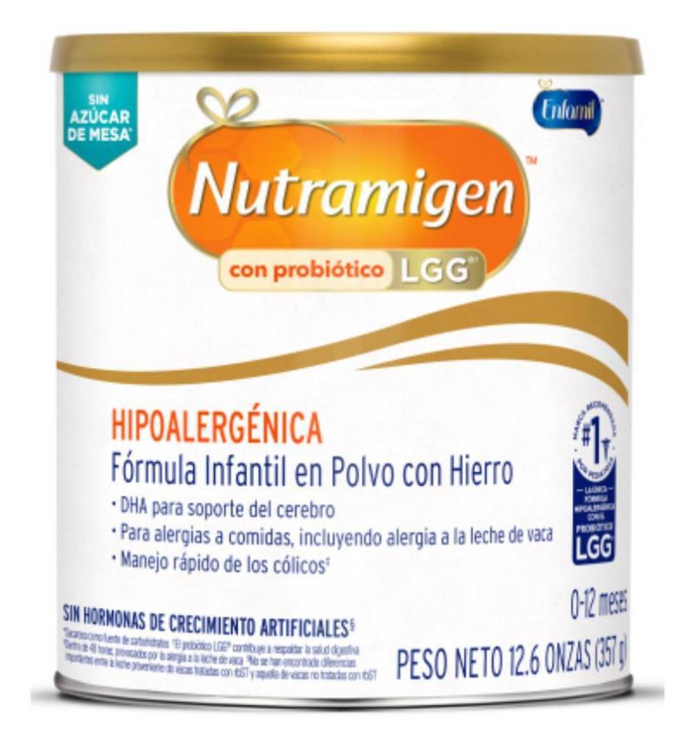 Nutramigen Hipoalergénica Fórmula Infantil 12.6 oz