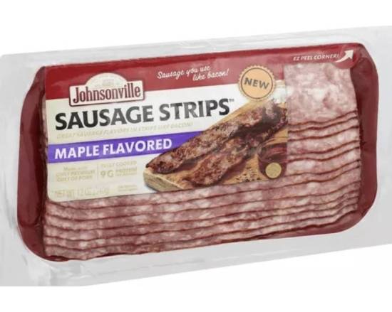 Johnsonville Sausage Strips Maple Flavored 12 oz