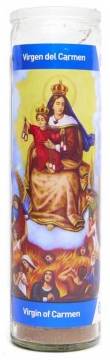 Luminaria Velón Virgen del Carmen 1 ct