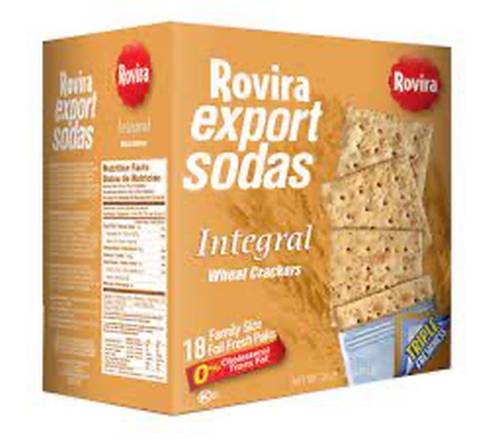 Rovira Export Sodas Integral (Wheat) 20.25 oz