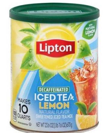 Lipton Decaffeinated Iced Tea Lemon 23.6 oz