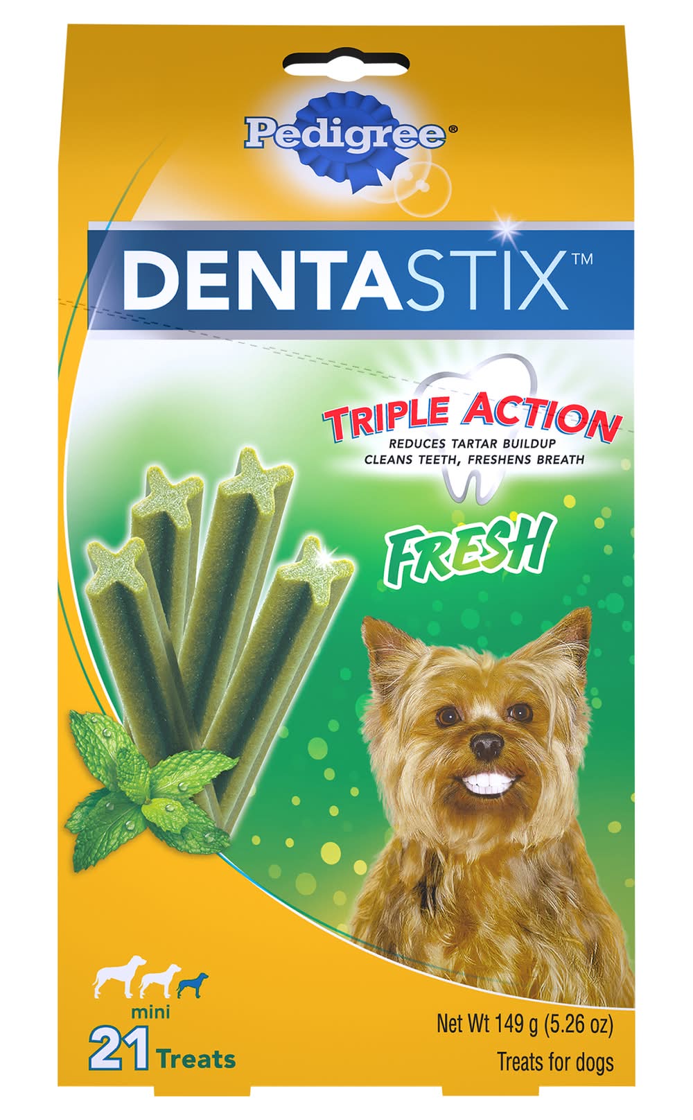 Dentastix Triple Action Small Fresh  21 ct