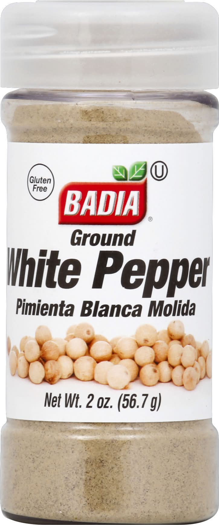 Badia Ground White Pepper / Pimienta Blanca Molida 2 oz
