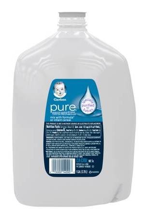 Gerber Pure Purified Water  1 gallon