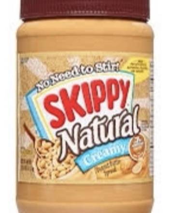 Skippy Natural Peanut Butter Creamy 15 oz