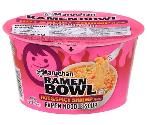 Maruchan Hot & Spicy Shrimp Ramen Bowl 3.31 oz