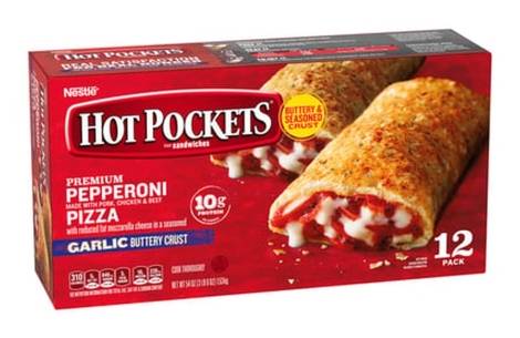 Hot Pockets Pepperoni Pizza with Garlic Buttery Crust 54 oz