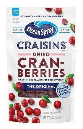 Ocean Spray Craisins Dried Cranberries  6 oz