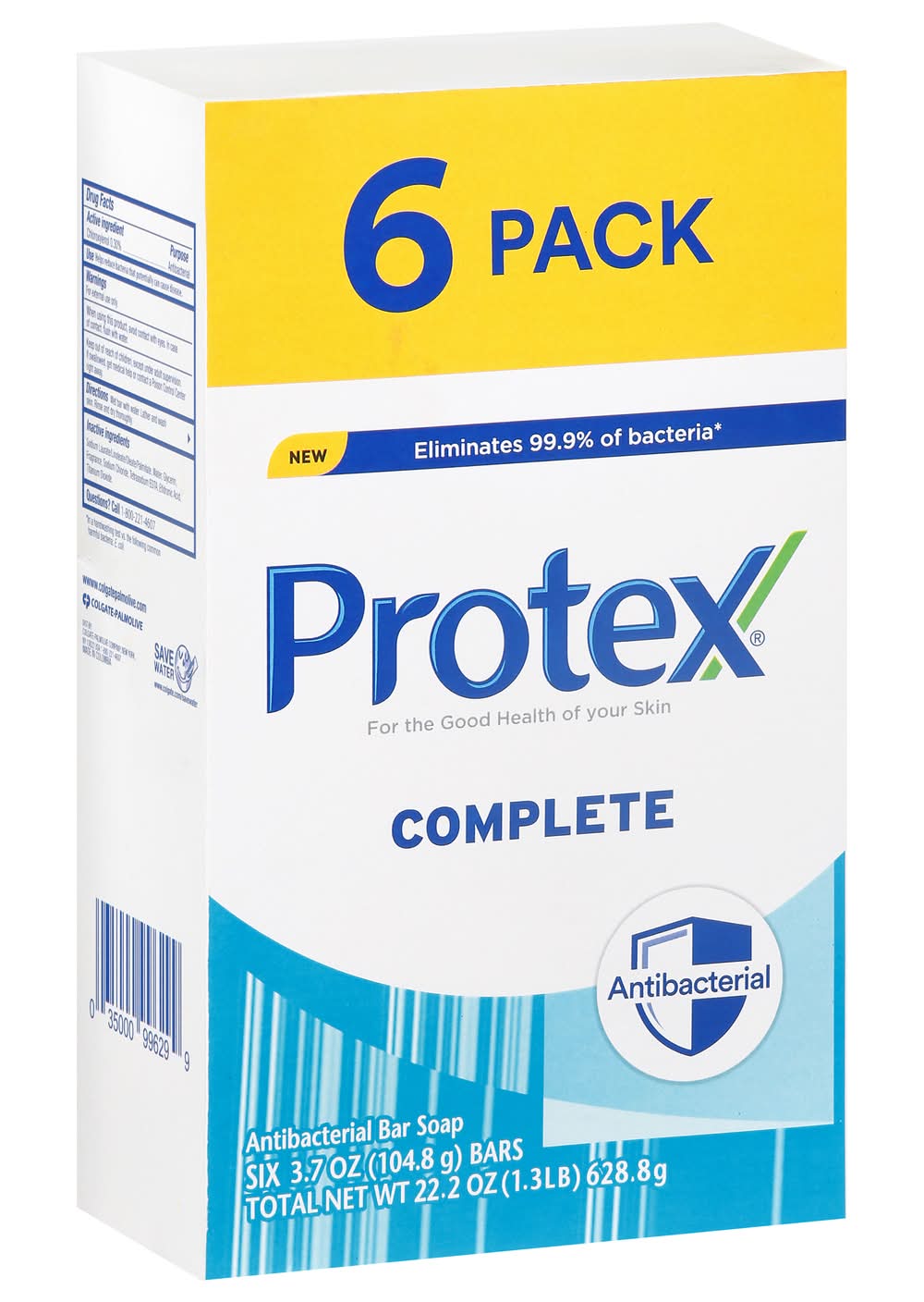 Protex Complete Antibacterial Soap Bars 6 ct