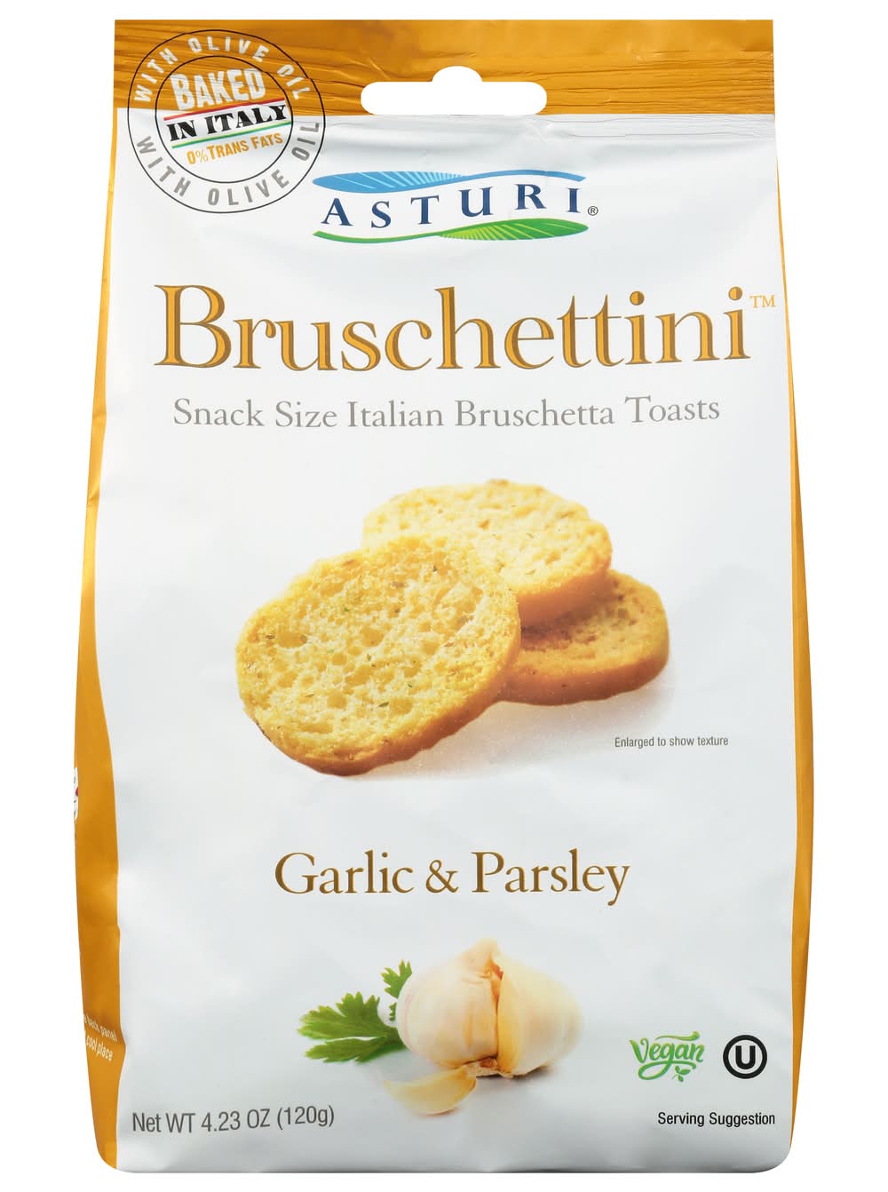 Asturi Bruschettini Garlic & Parsley 4.23 oz