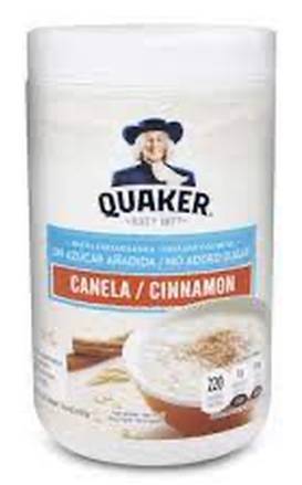 Quaker Avena con Canela Sugar Free 10.9 oz