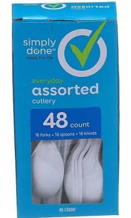 Simply Done Everyday Assorted Cutlery 48 ct