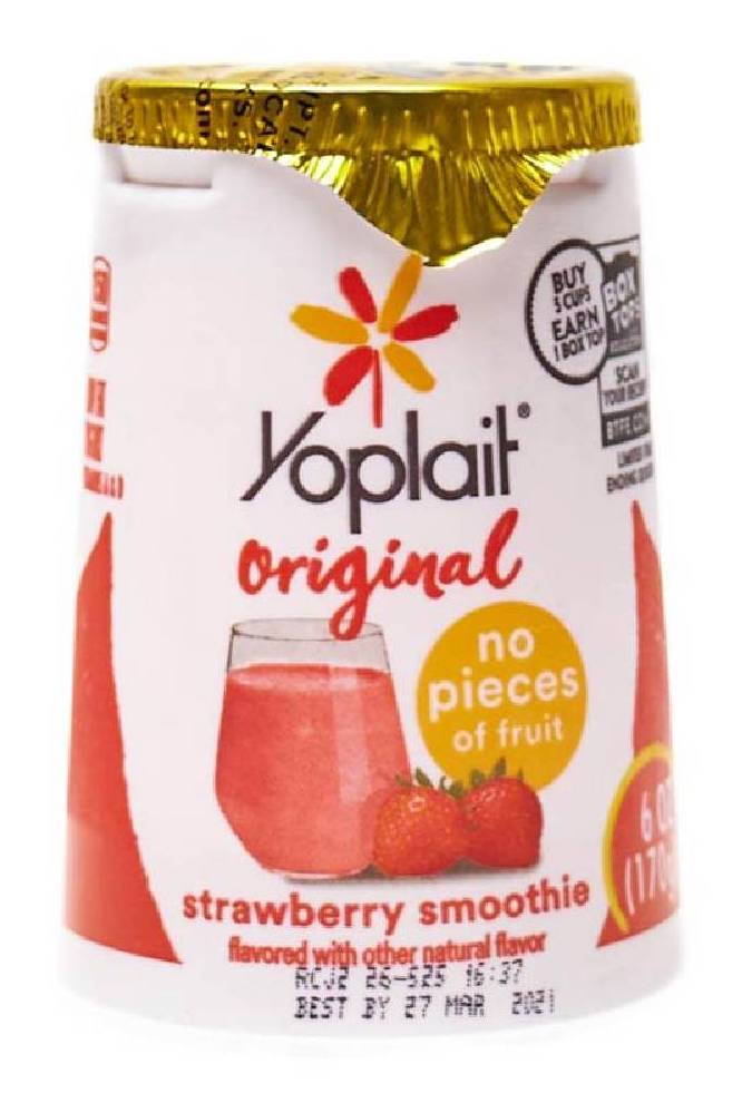 Yoplait Yogurt Strawberry Smoothie 6 oz