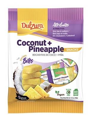 Dulzura Coconut & Pineapple Snacks 3.4 oz