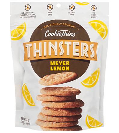 CookieThins Thinsters Meyer Lemon 4 oz