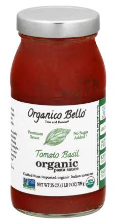 Organico Bello Organic Tomato Basil 25 oz