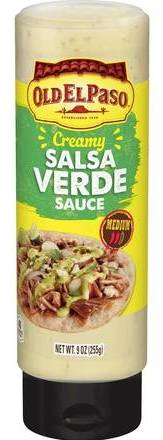 Old El Paso Creamy Salsa Verde Sauce 9 oz 