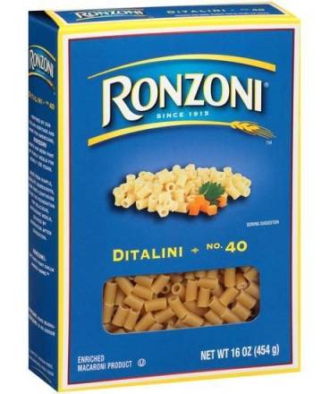 Ronzoni Ditalini No. 40 16 oz