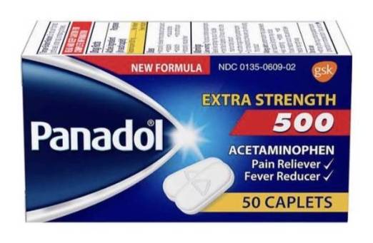 Panadol Extra Strength 500 50 ct
